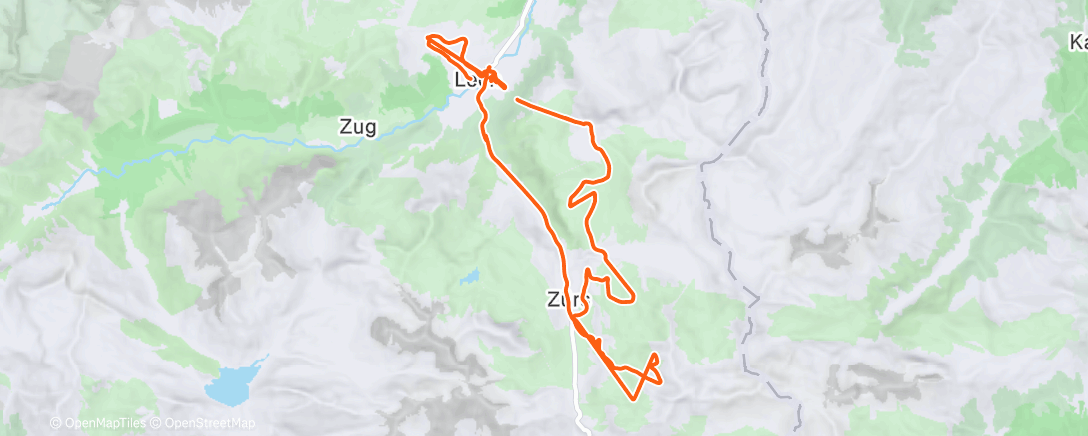 Map of the activity, Lech hin und herdaddeln