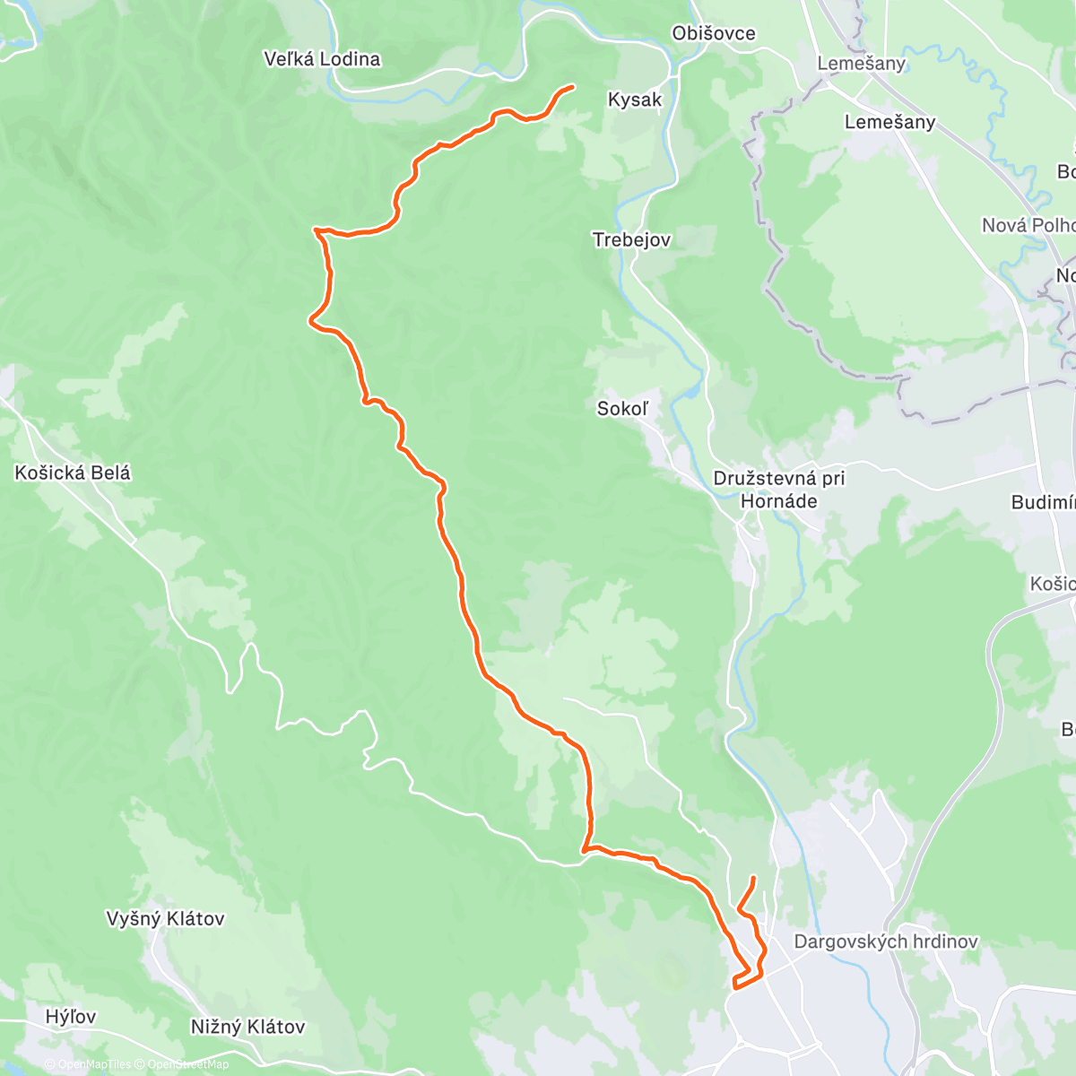 Map of the activity, Bolo nás 11