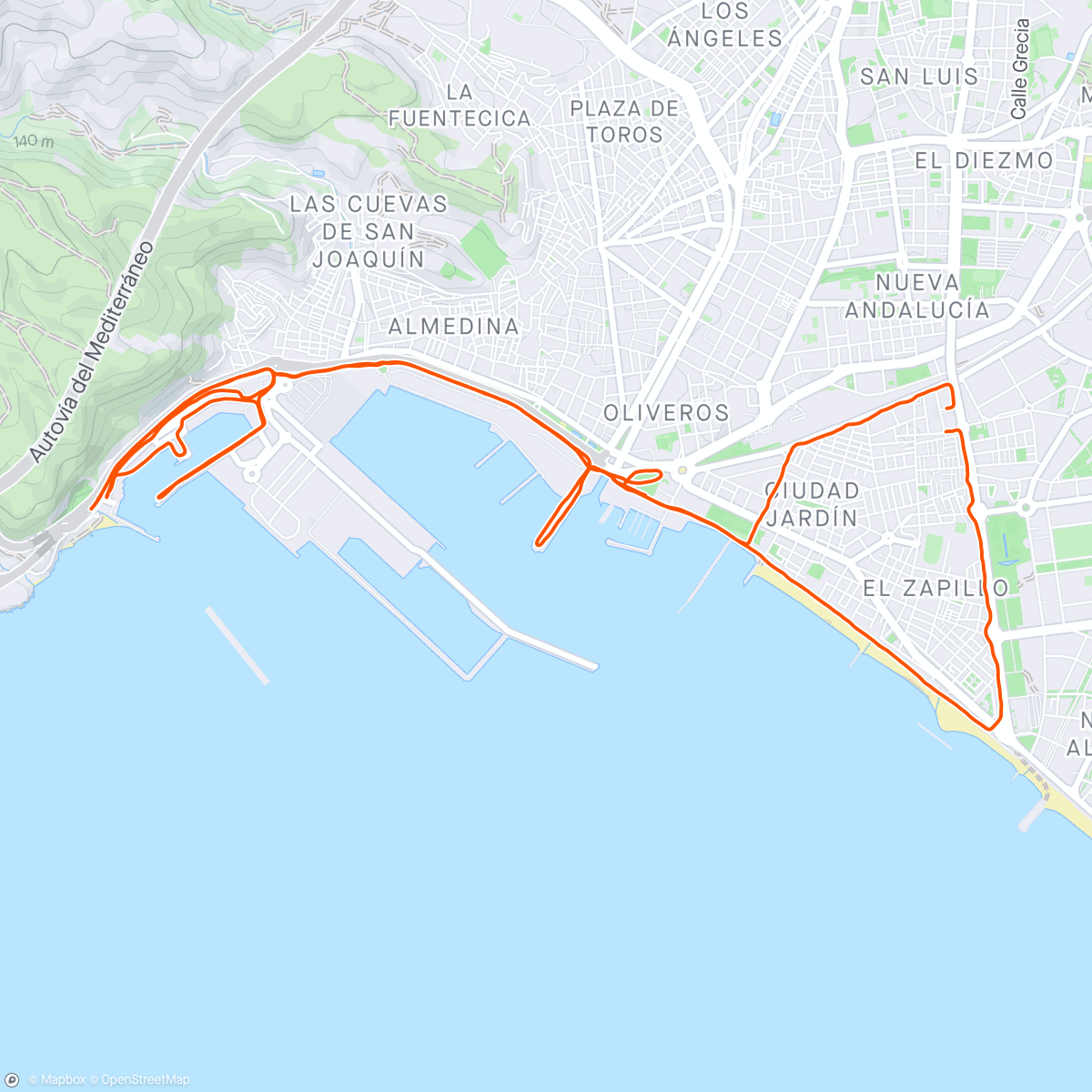 Mapa de la actividad (Celebrando la vida con mi amorcito 🤣💪🏽🥰)