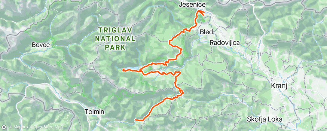 Mapa de la actividad (Fahrt am Morgen)