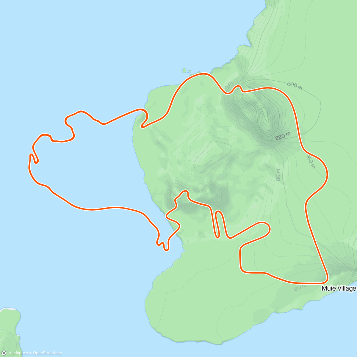 アクティビティ「Zwift - Race: KISS Racing (B) on Beach Island Loop in Watopia」の地図
