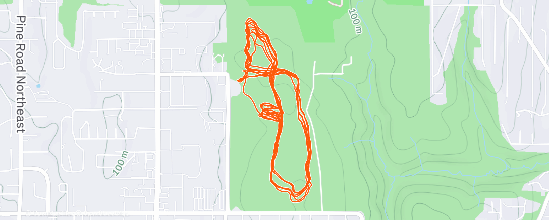Map of the activity, Morning Ride