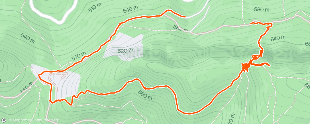 Map of the activity, Randonnée le matin