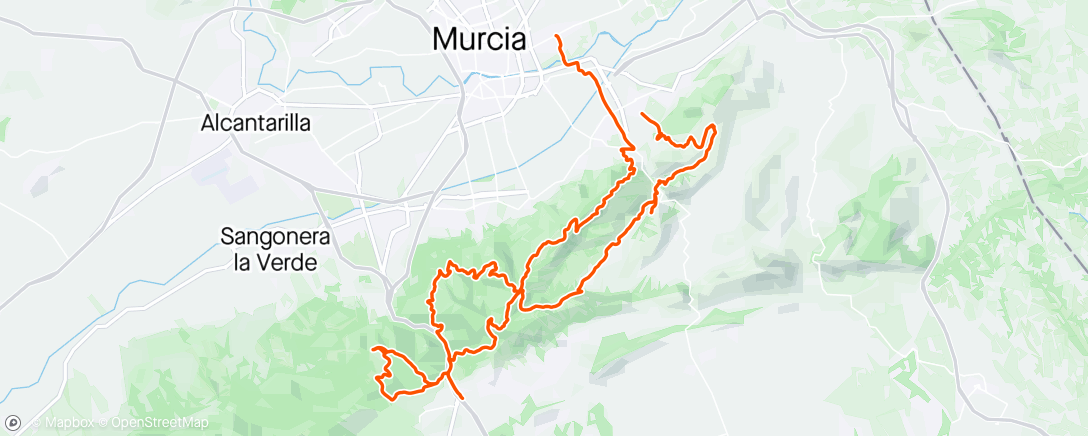 Kaart van de activiteit “Bicicleta de montaña matutina”
