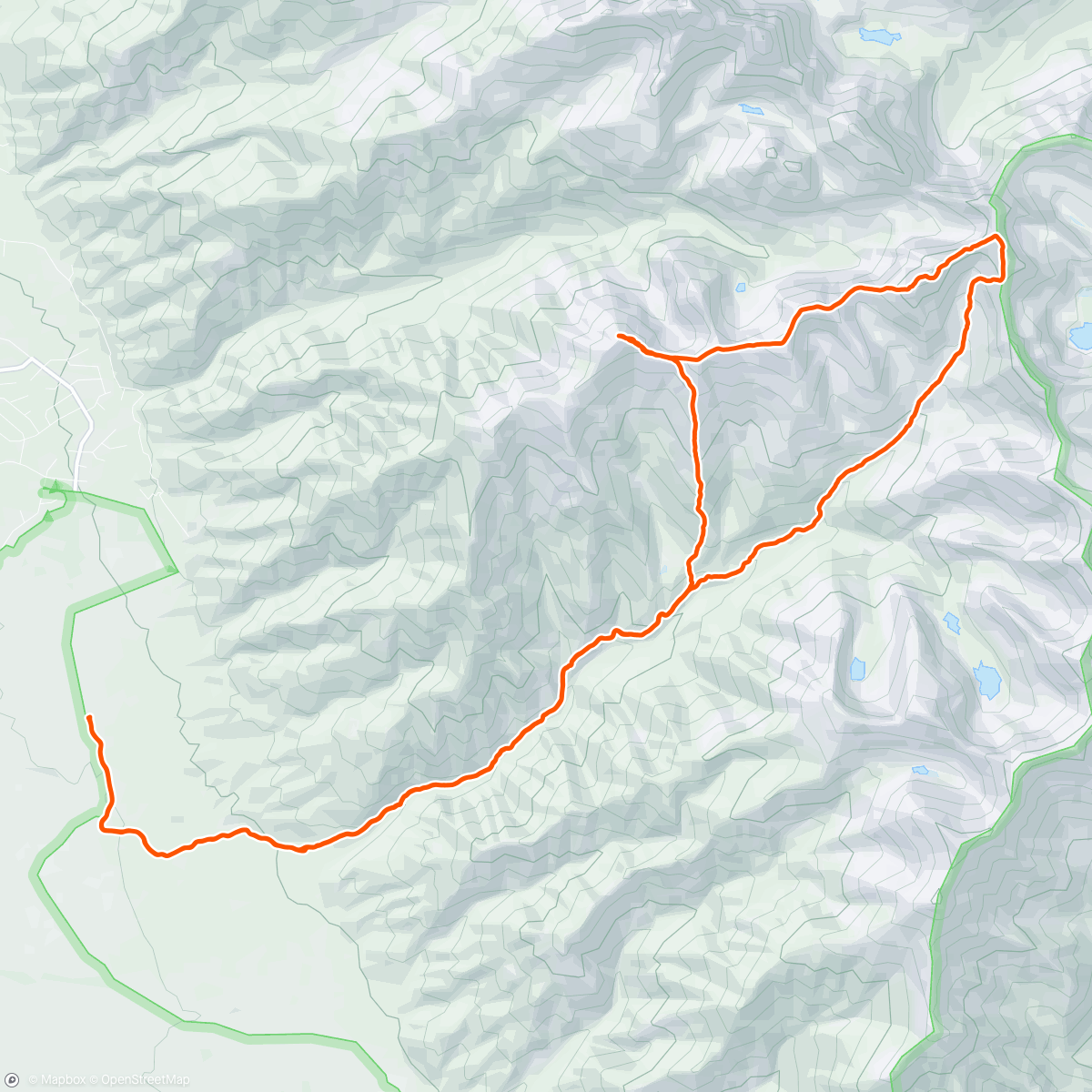 Map of the activity, Milwaukee Pk, Pico Aislado, 13028, & 12852