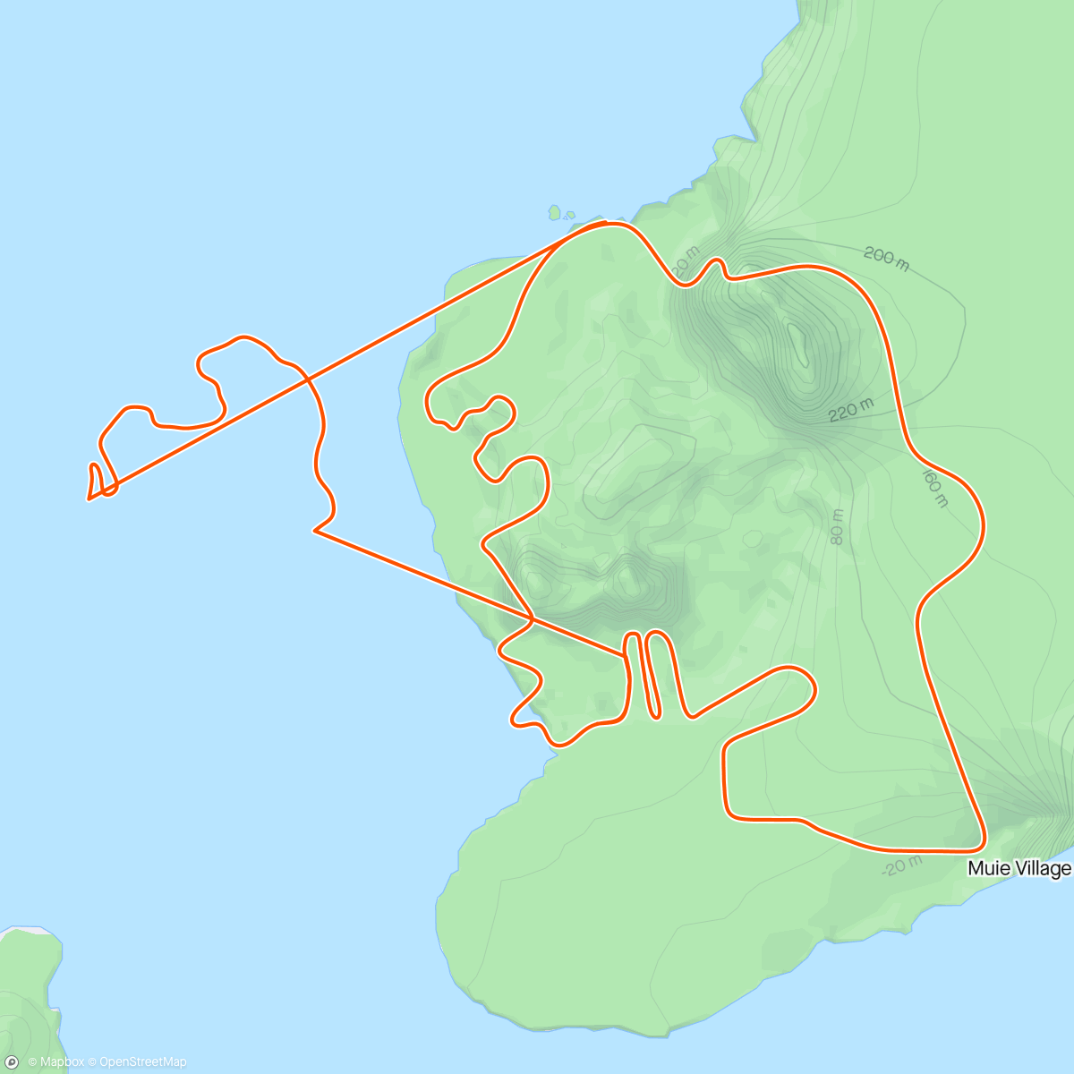 Map of the activity, Zwift - Two Bridges Loop in Watopia