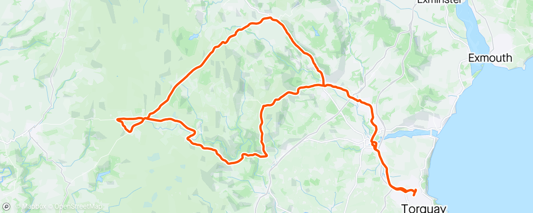 Map of the activity, Dartmoor With Ben & Mark