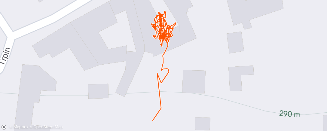 Map of the activity, Evening Mountain Bike Ride