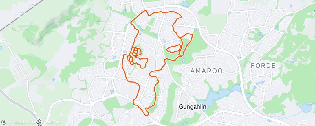 Map of the activity, Morning Ride