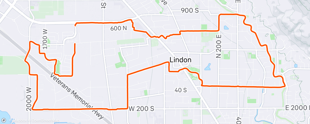Map of the activity, Lindon Heritage Trail? No shade. Murdock? No shade. After I get an ice cold soda and chill out in AC. Sun disappears.
