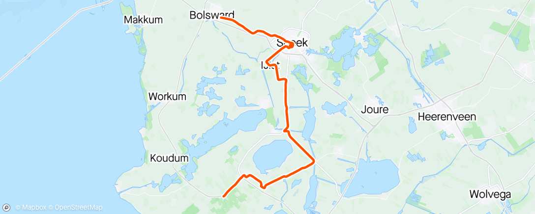 Map of the activity, Eleven Cities Tour - Stage 4 🇳🇱 🚴🏻‍♂️