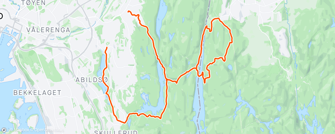 Map of the activity, Sommer i Oslo