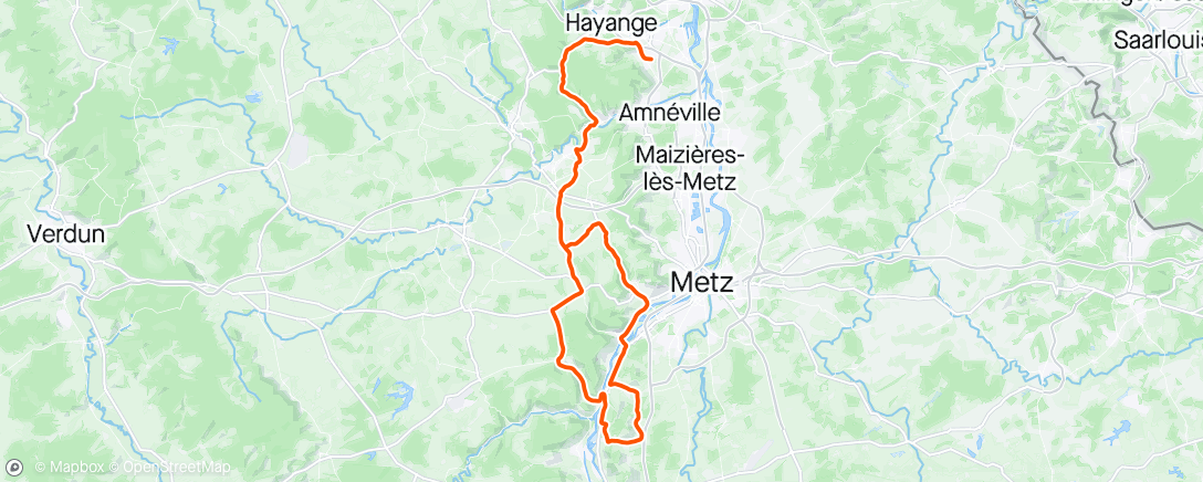 Kaart van de activiteit “Tour de Moselle Étape 3”