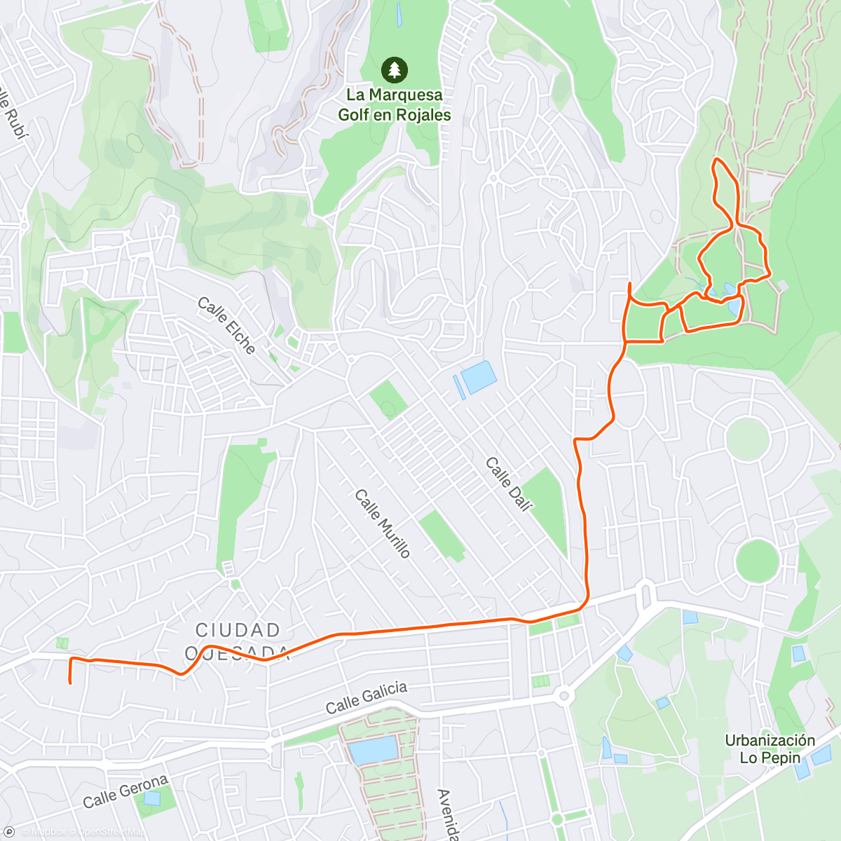 Map of the activity, Restdaywalk🚶🏼‍♀️‍➡️