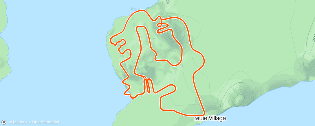 Map of the activity, Zwift - Day 2 in Watopia