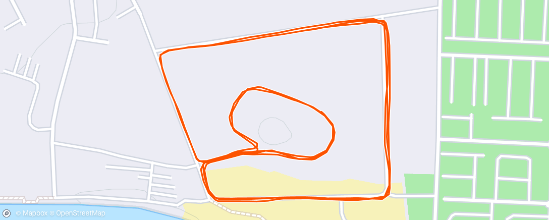 Map of the activity, Evening Run - BCRL #1
