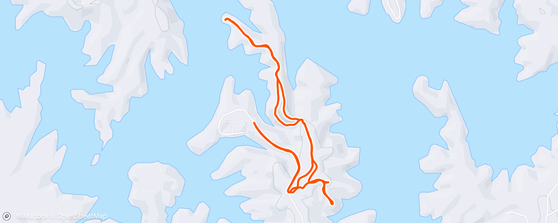 Map of the activity, Afternoon Mountain Bike Ride