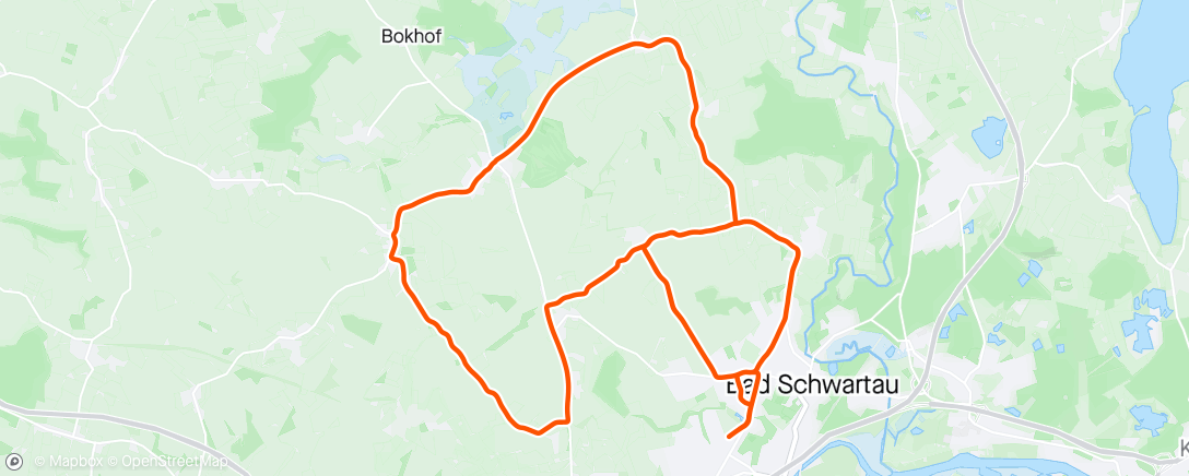 Map of the activity, Fahrt am Nachmittag