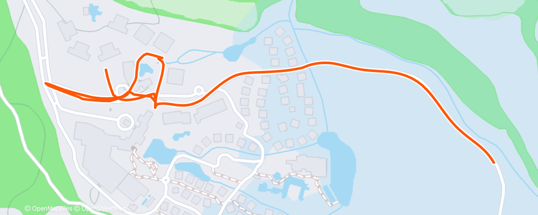 Map of the activity, Morning Walk