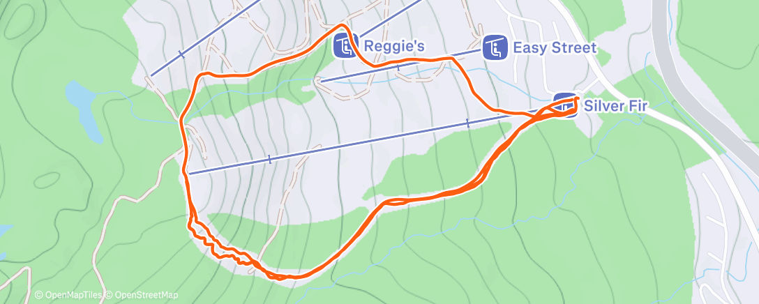 Map of the activity, Laps to kick off the week