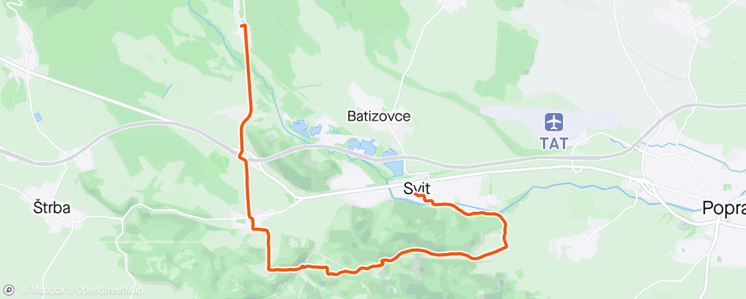 Map of the activity, Z roboty ponad Lopušnú a Lučivnú