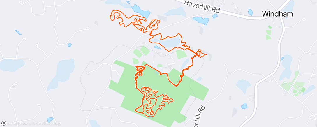 Map of the activity, 04/21/24 Windham MTB
