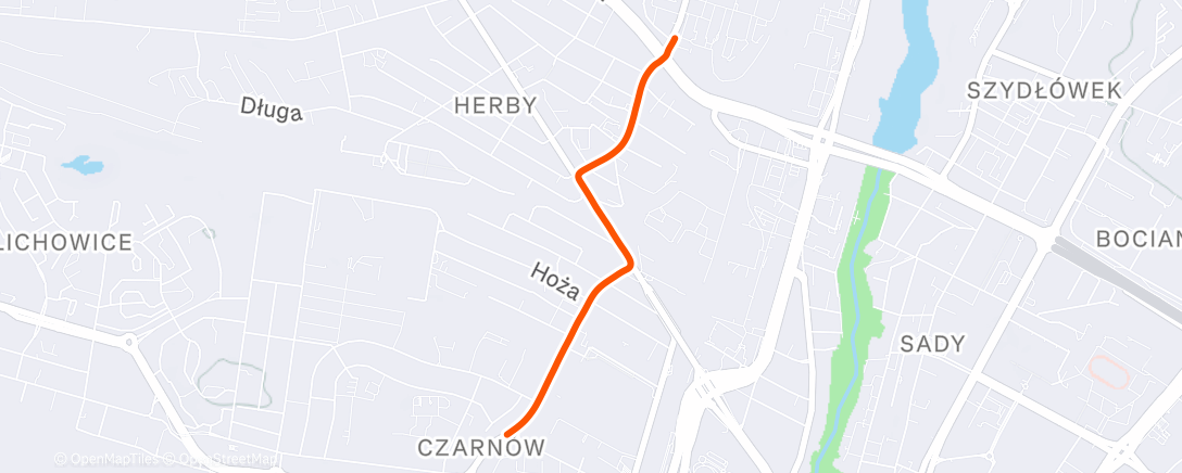 Map of the activity, Morning Ride