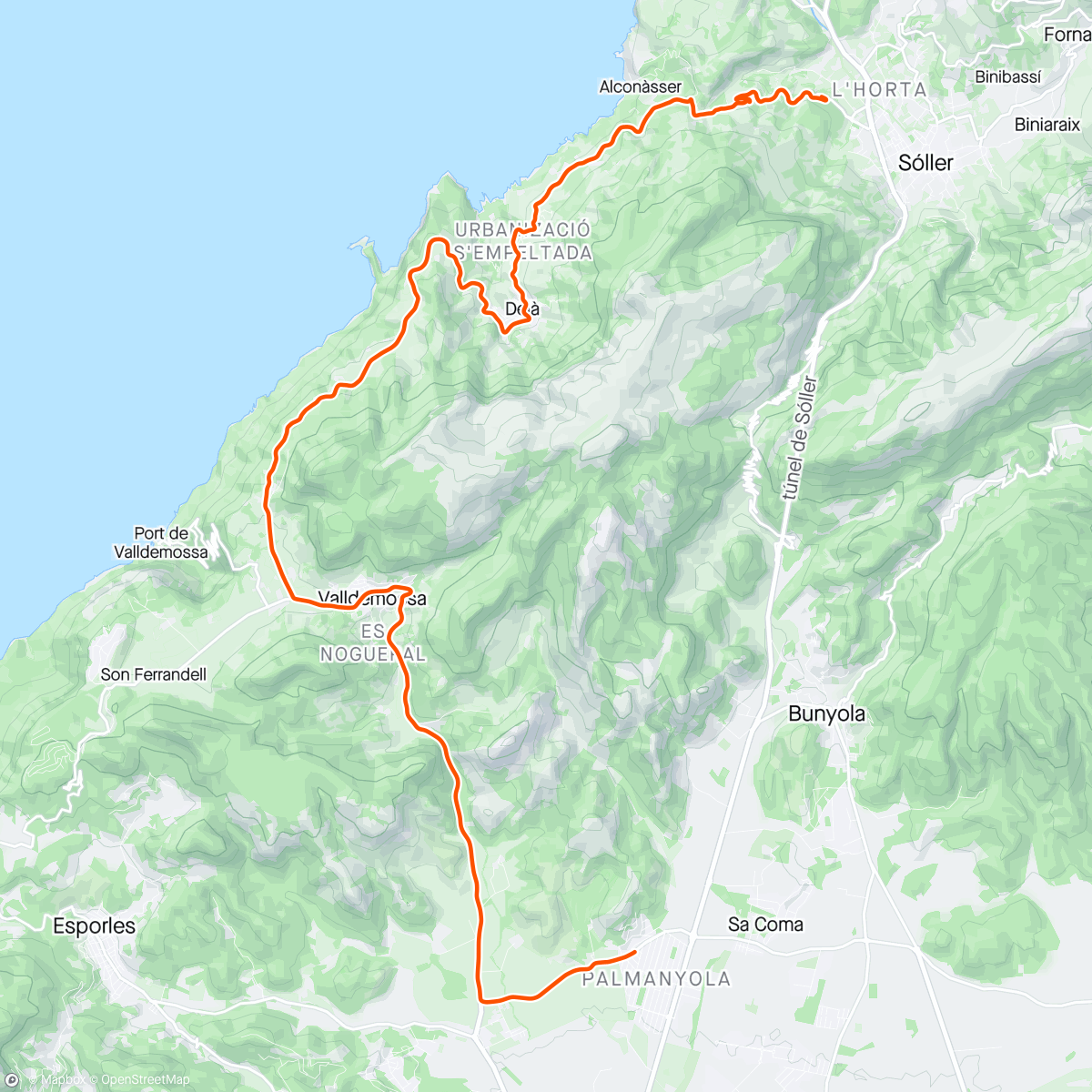Karte der Aktivität „ROUVY - Soller_Santamaria”