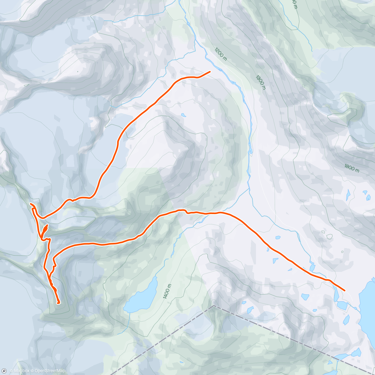 Map of the activity, Storebjørn & Sokse ☀️