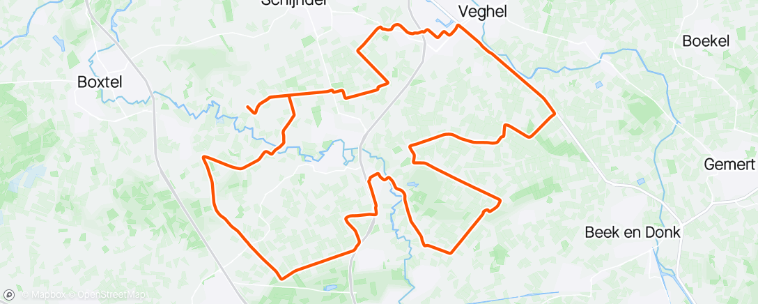 Map of the activity, Rondje GVG