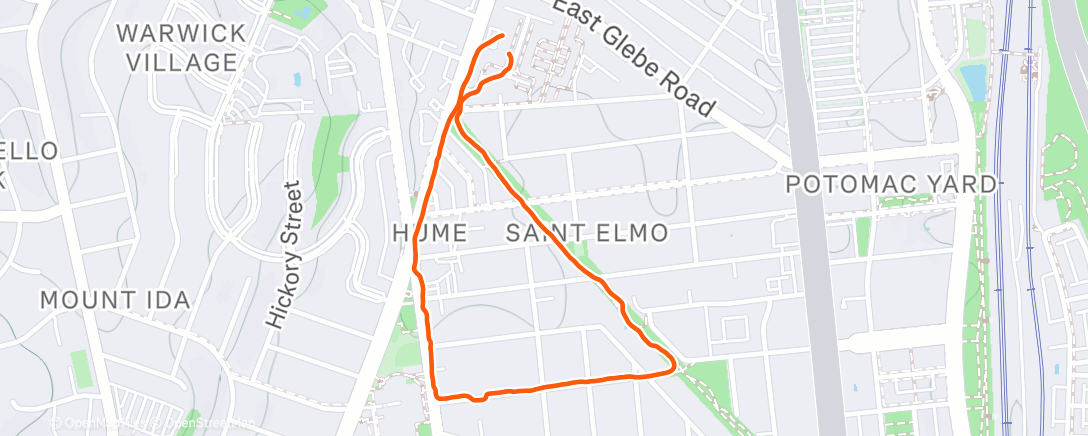 Map of the activity, Cindy Walk 2