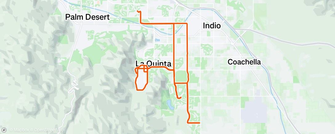 Map of the activity, Morning Ride