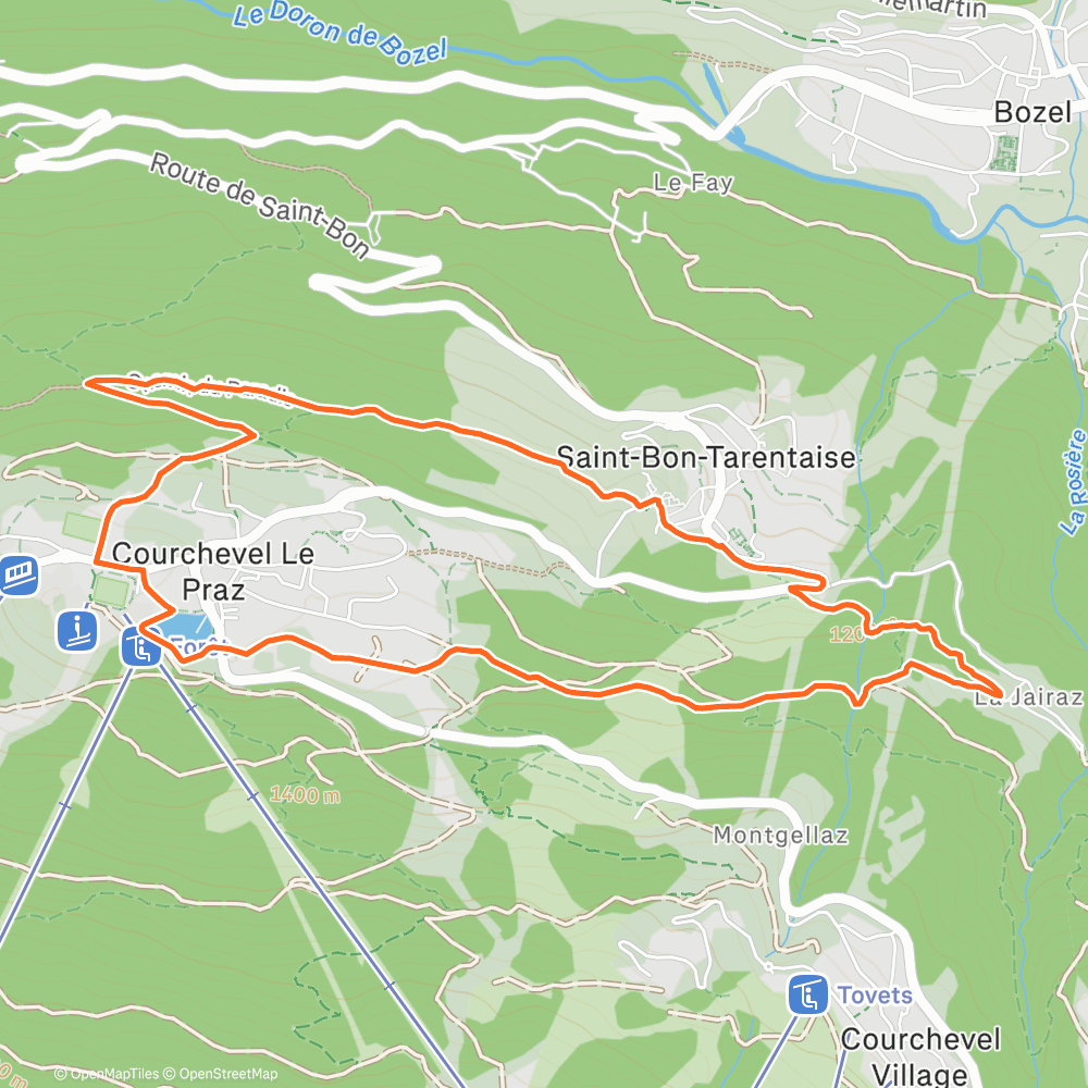 Map of the activity