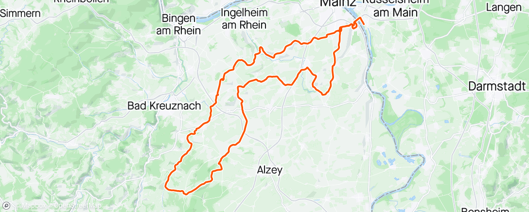 Map of the activity, MRSV-Radsportwochenende
Teil 2 : RTF