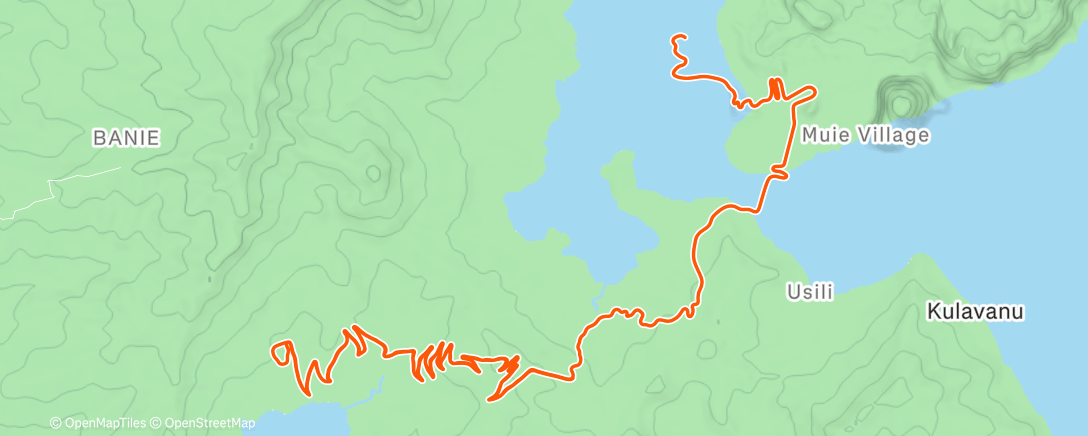 Map of the activity, Zwift - Watopia