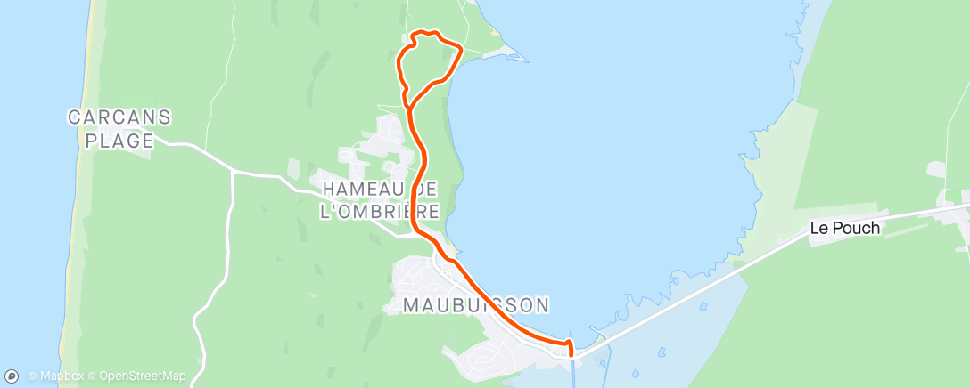 Map of the activity, Frenchman triathlon M - course à pied