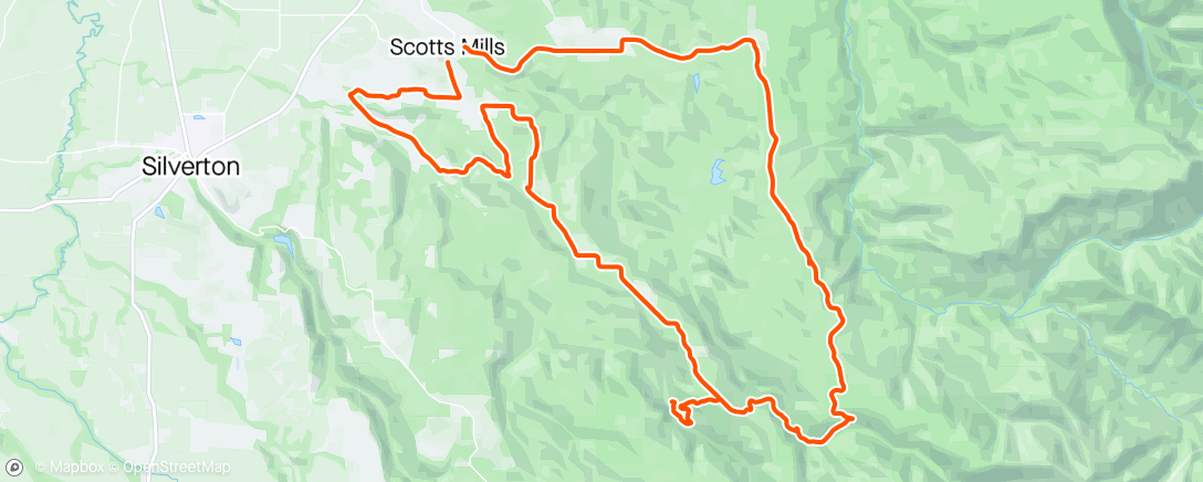 Mapa da atividade, Double Falls Ride