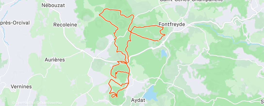 Map of the activity, Sortie Ddg