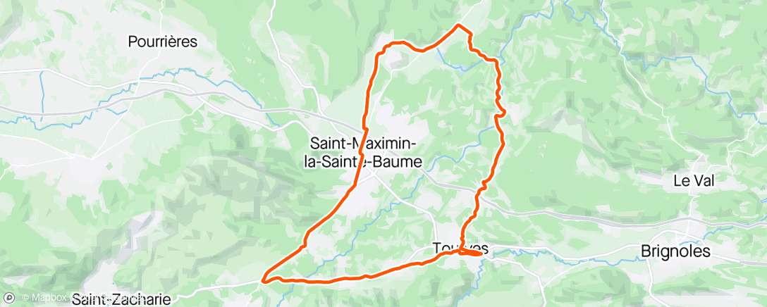 Mappa dell'attività Vélo du midi