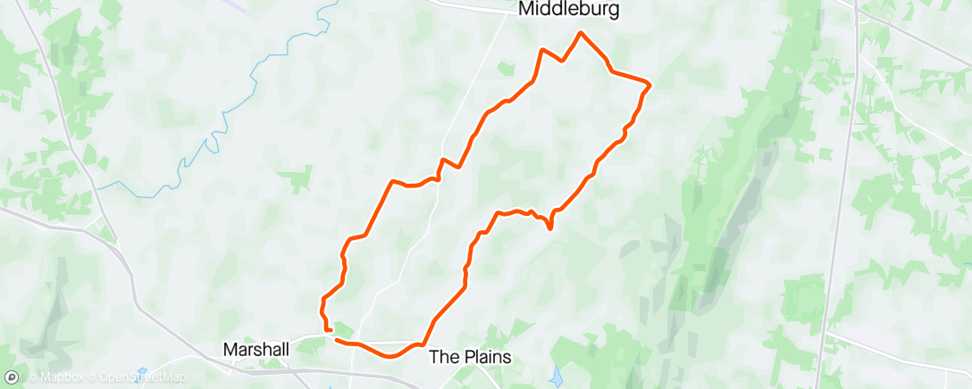Map of the activity, Fauquier Gravel