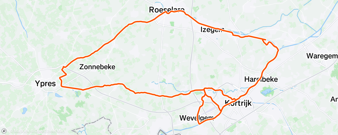 Mappa dell'attività Morning Ride