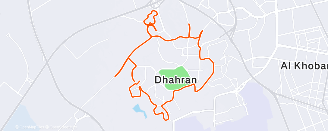 Map of the activity, Morning Ride