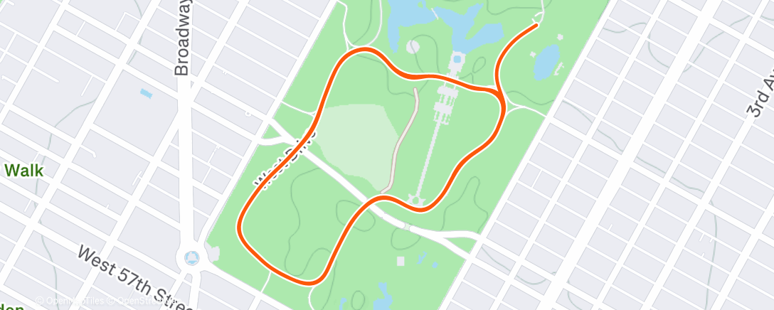 Map of the activity, Zwift - Race: Friday Night Fun Race (A) on LaGuardia Loop Reverse in New York