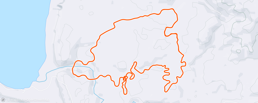 Map of the activity, Zwift - Over-Under's in Makuri Islands