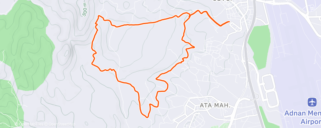 Карта физической активности (6. Geleneksel Gazi Atatürk Dağ Koşusu)