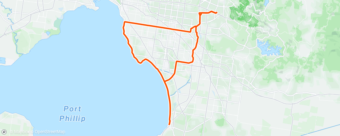 Map of the activity, Morning Ride