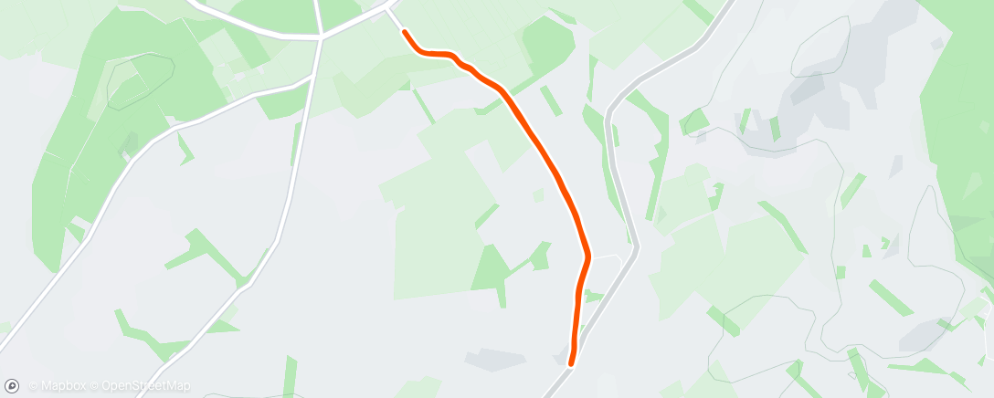 Map of the activity, Evening Run