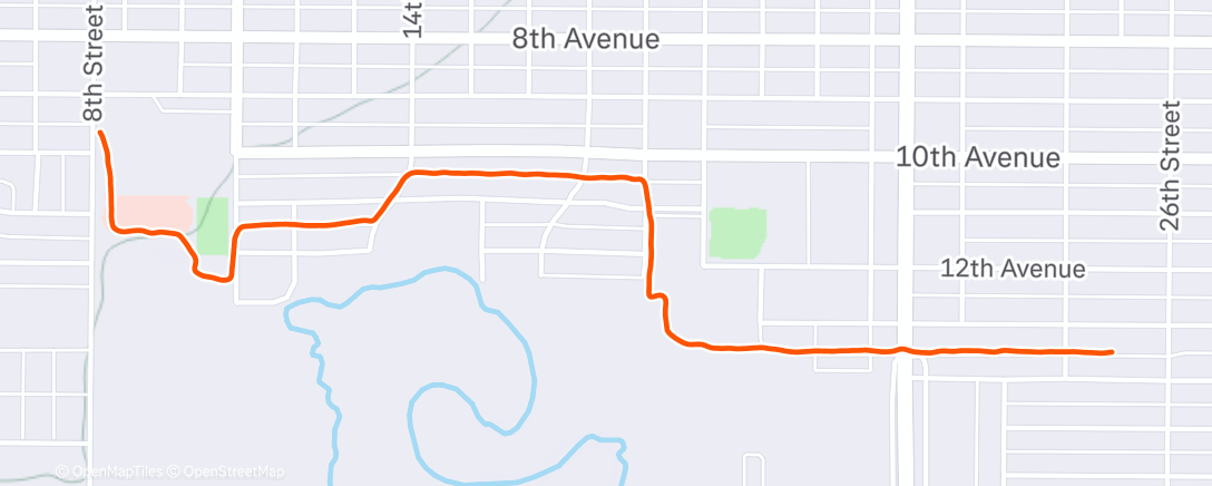 Карта физической активности (Lunch Run)