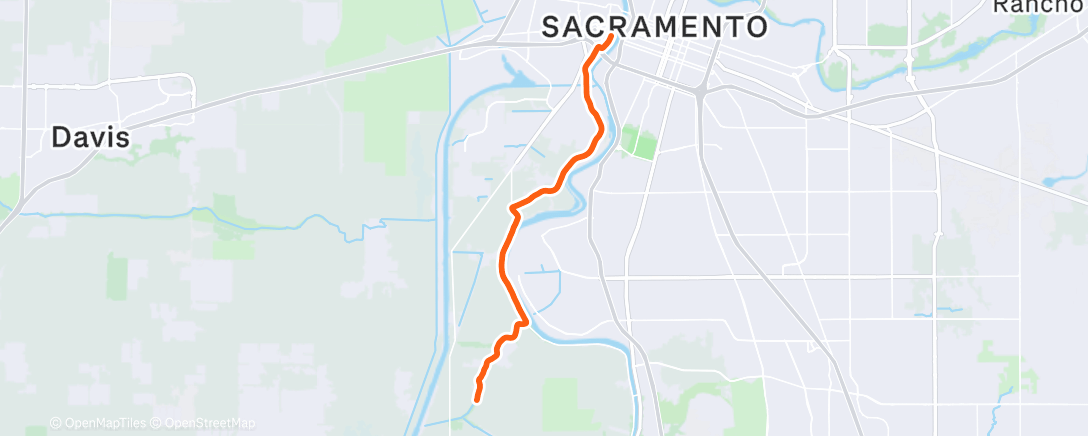 Map of the activity, ROUVY - IRONMAN California (1st loop)