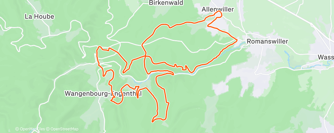Mappa dell'attività Rando /Course 4h